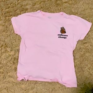 Embrace change Women's butterfly t-shirt